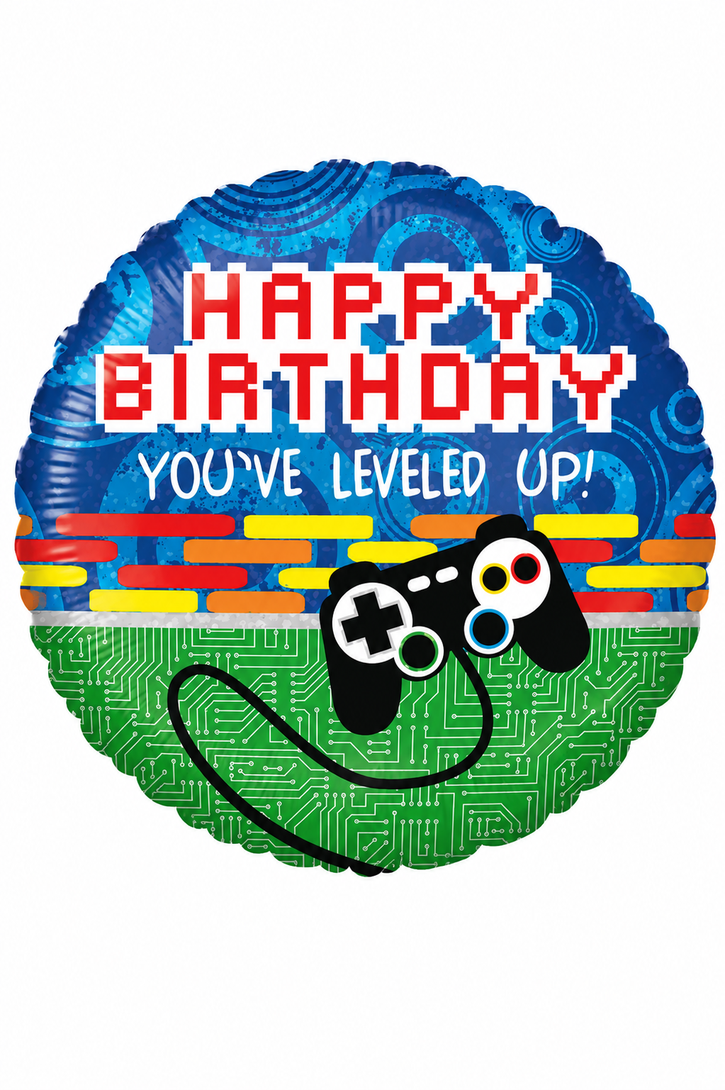 18 inch Birthday Game Controller Foil Balloon