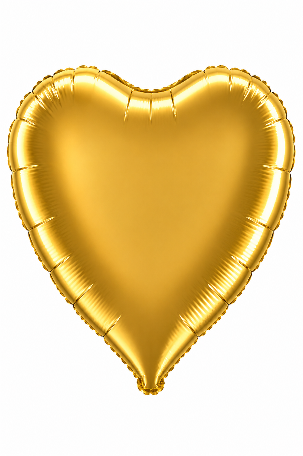 18 inch Heart Balloon - Metallic Gold