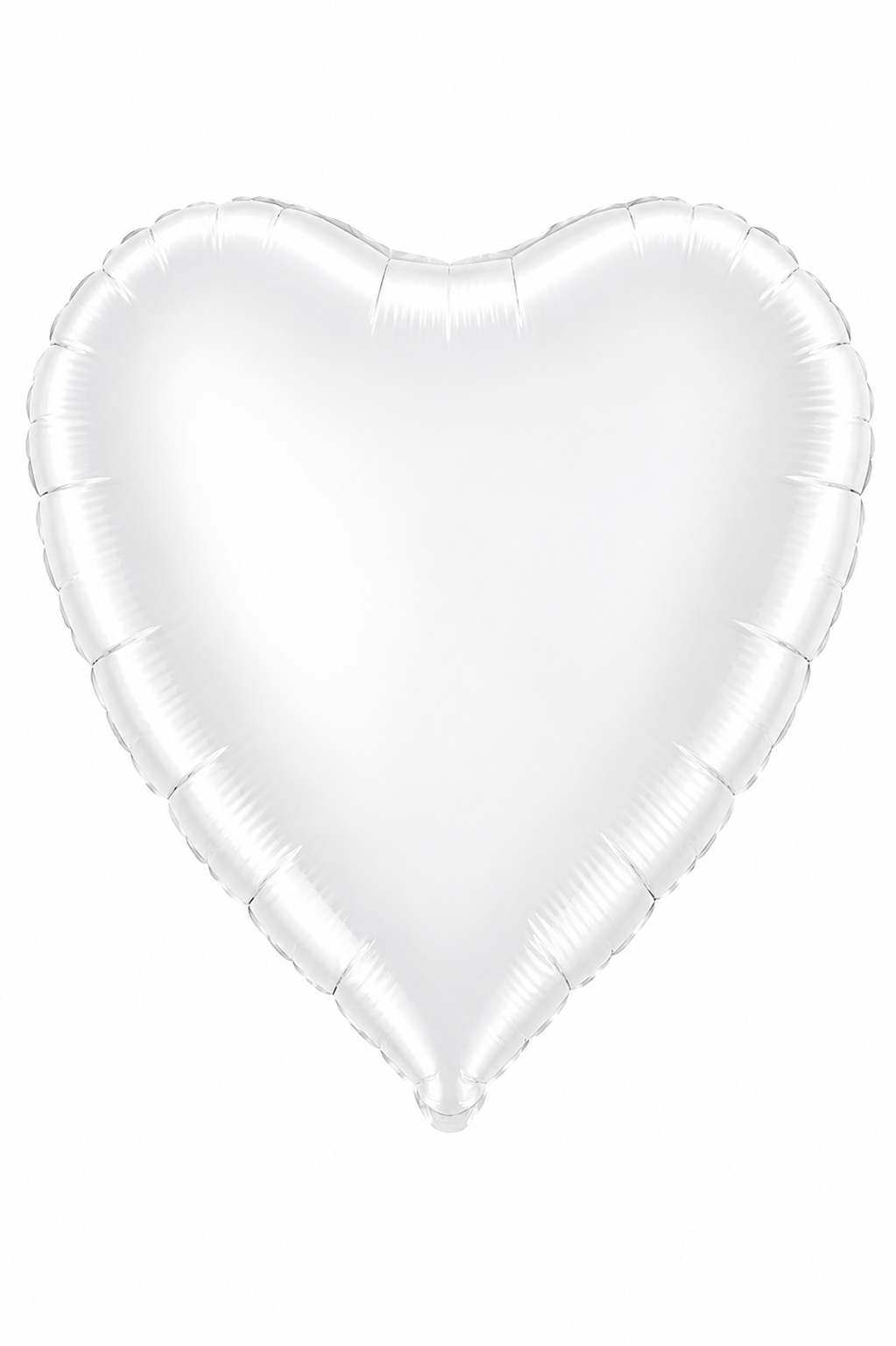 18 inch Heart Balloon - White