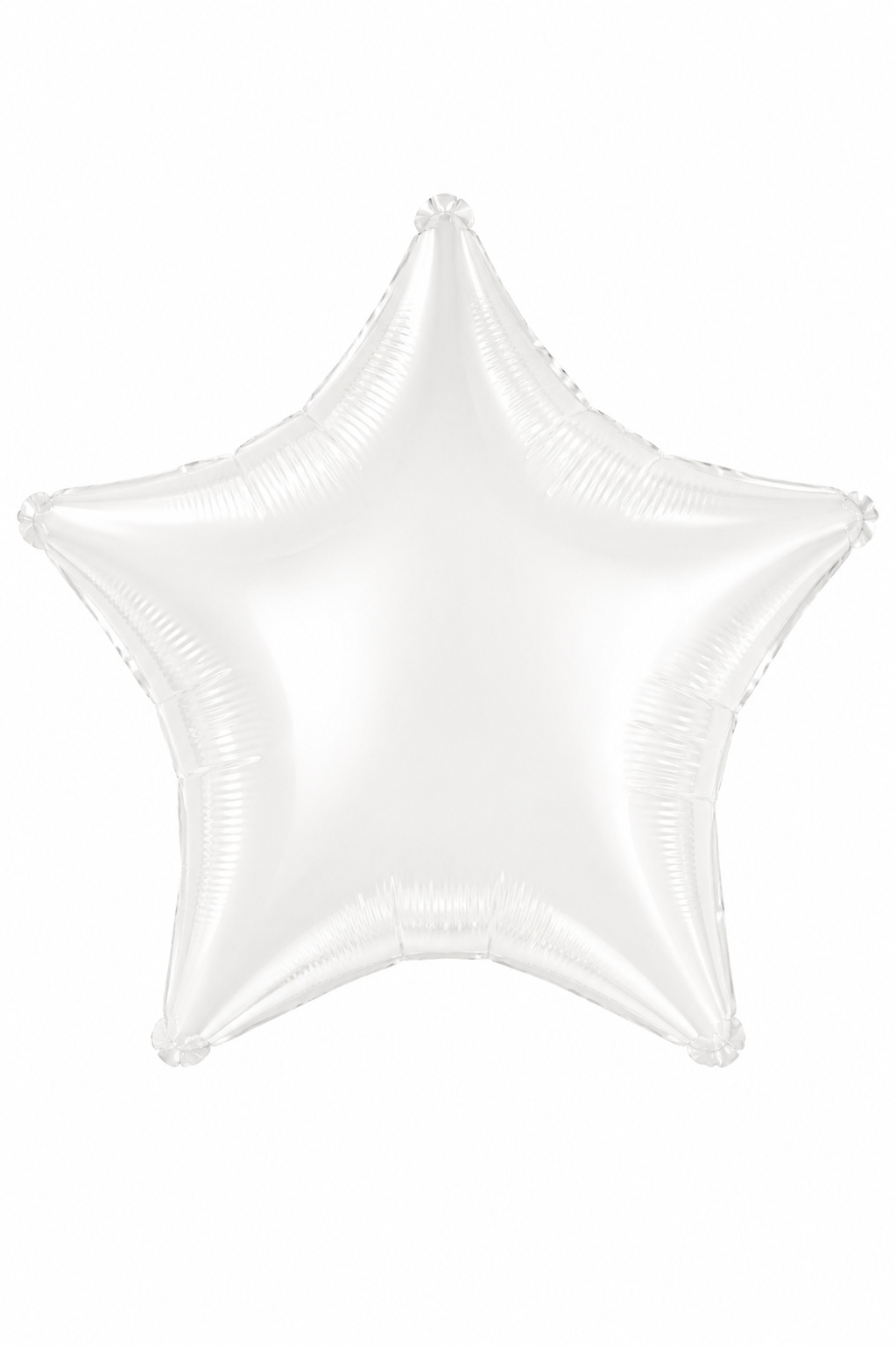 18 inch Star Balloon - White