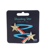 Glitter Hair Clips (Set of 2) - Shooting Star