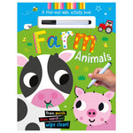 Wipe-Clean Farm Animals