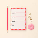 Week Planner A6 Notepad