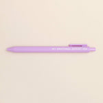 'My Emotional Support' Ballpoint Pen