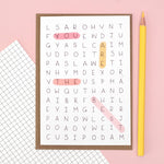 Word Search ‘You’re The Best’ Greeting Card
