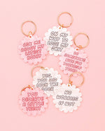 'Do something Nice For Yourself Today' Acrylic Keyring