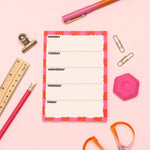 Week Planner A6 Notepad