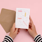 Word Search ‘You’re The Best’ Greeting Card