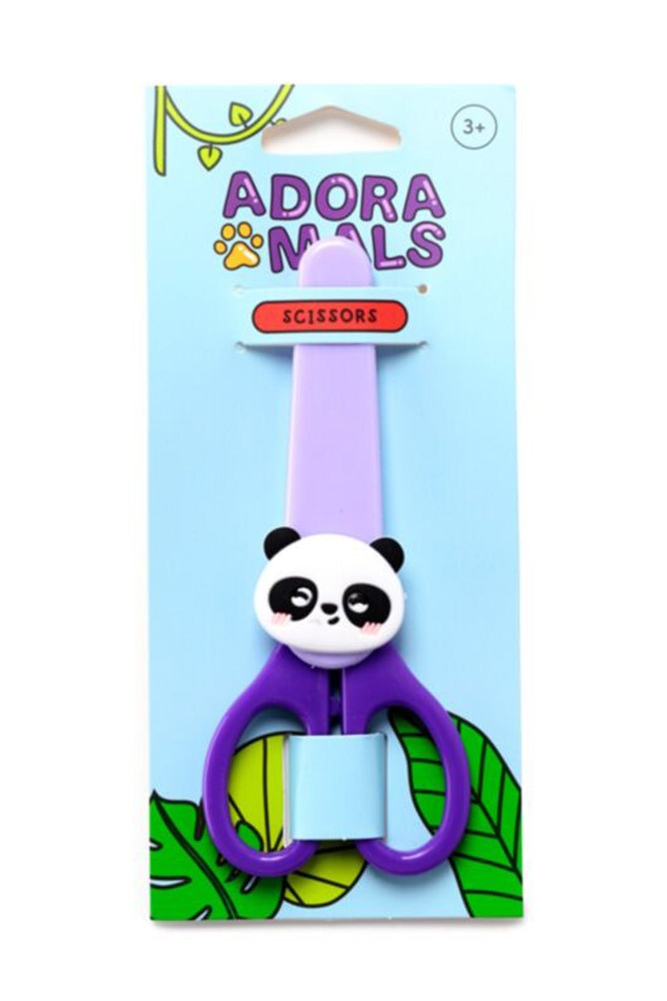 Adoramals Wild Kids Scissors in Holder with Charm - Panda
