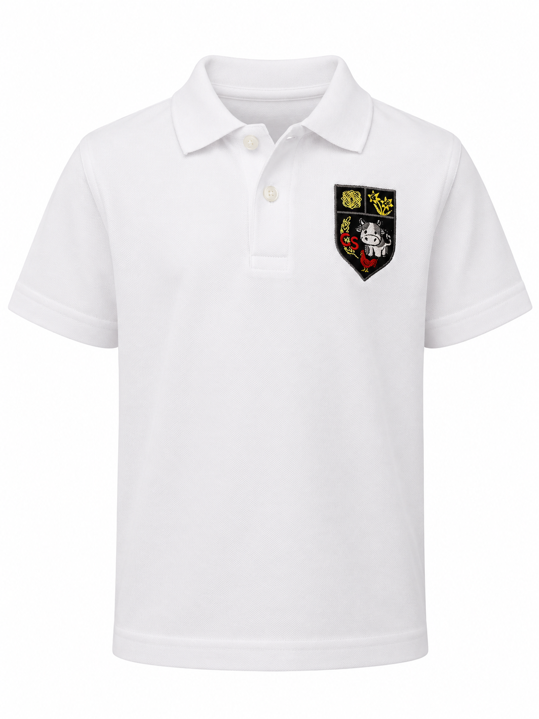 Cowbridge Lower School Polo Shirt - White