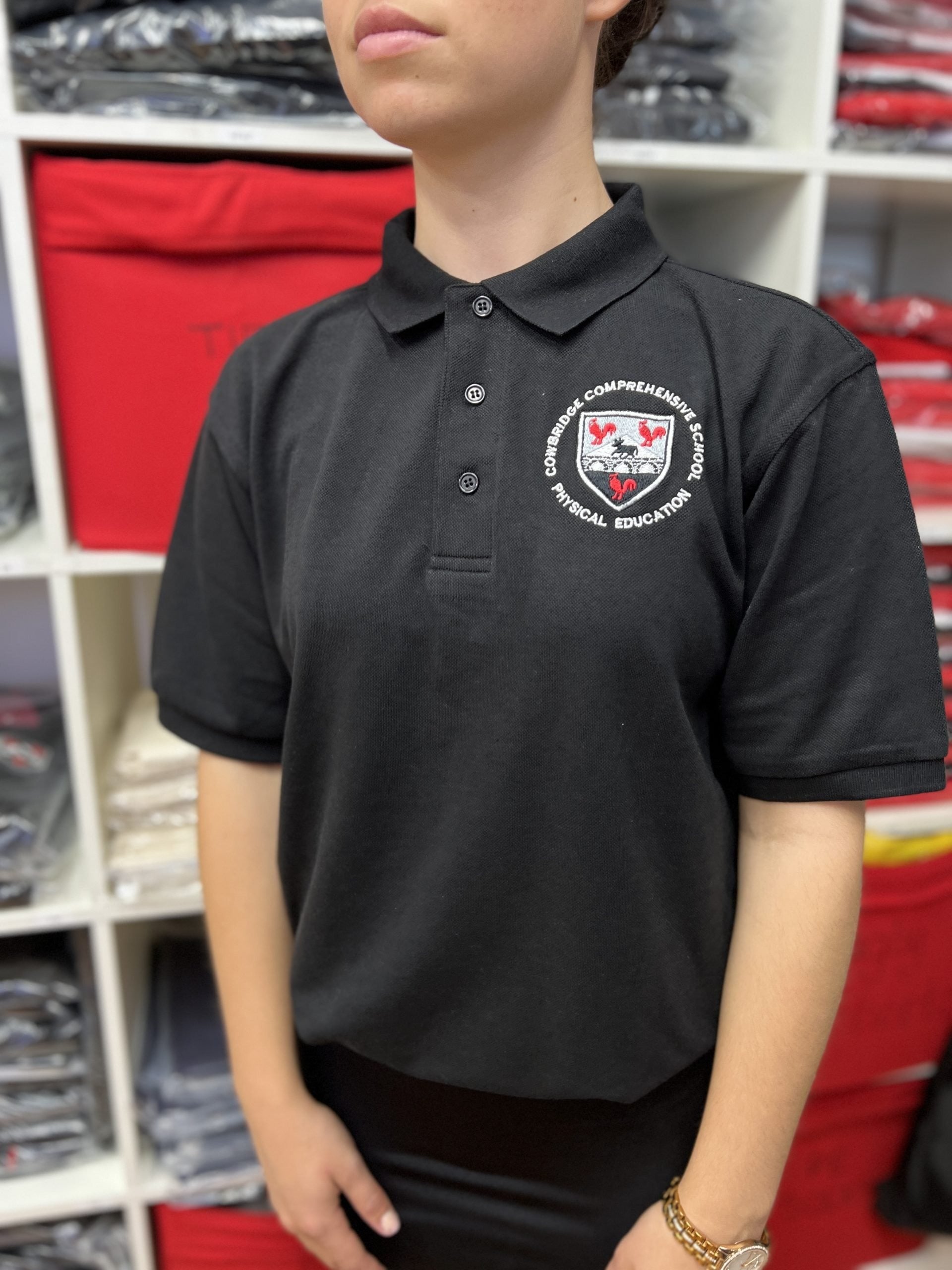 Cowbridge School PE Polo Shirt – Junior Sizes