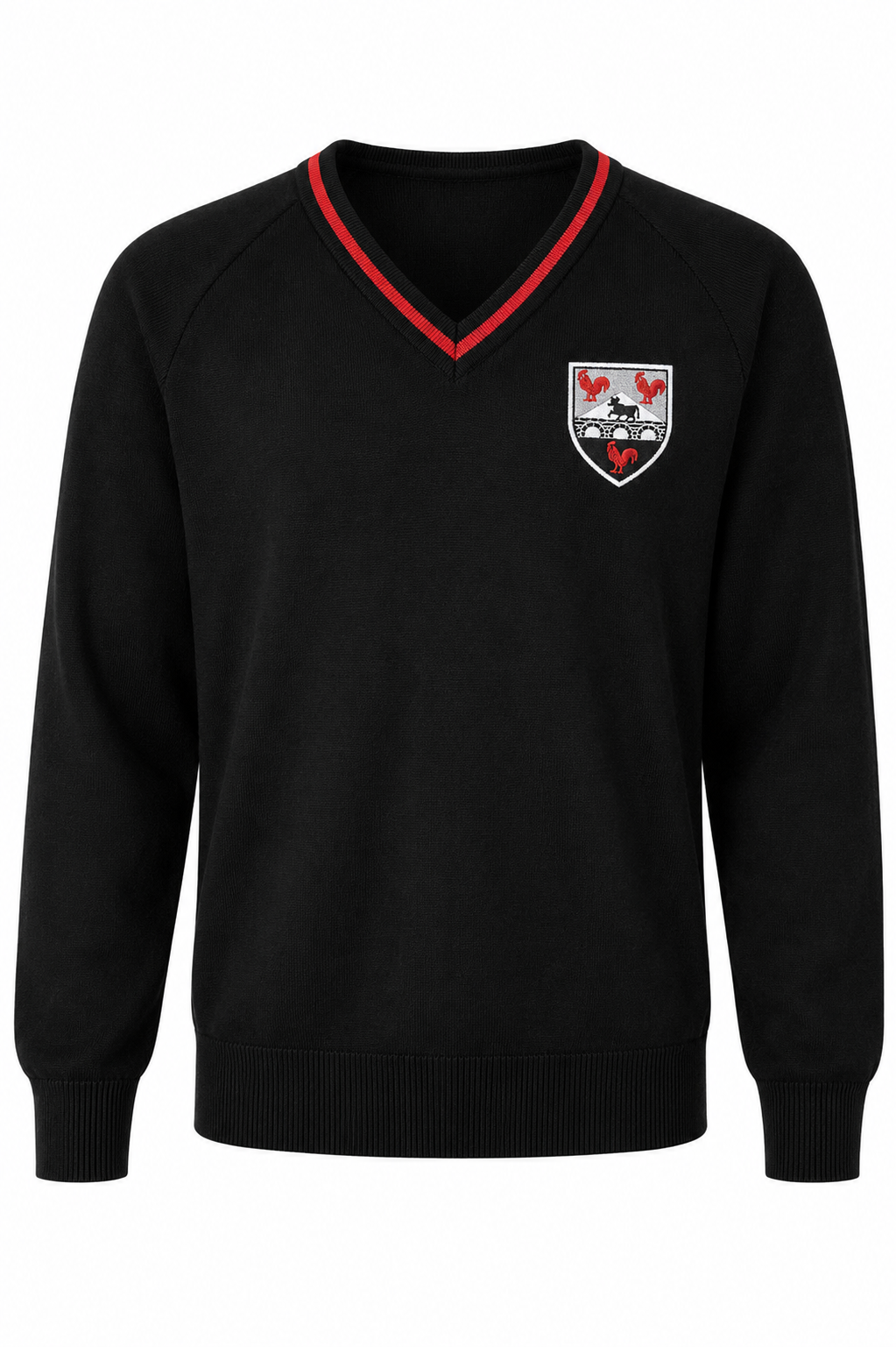 Cowbridge School Red Stripe Jumper 30-40" Chest