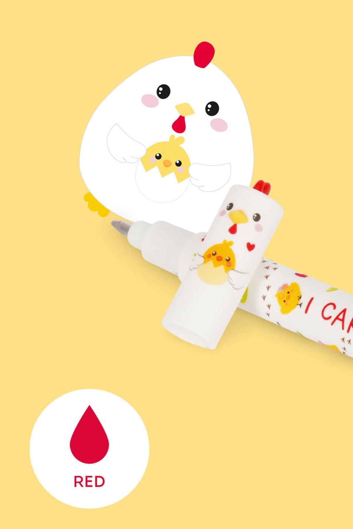Legami I Care a Lot Hen Erasable Pen