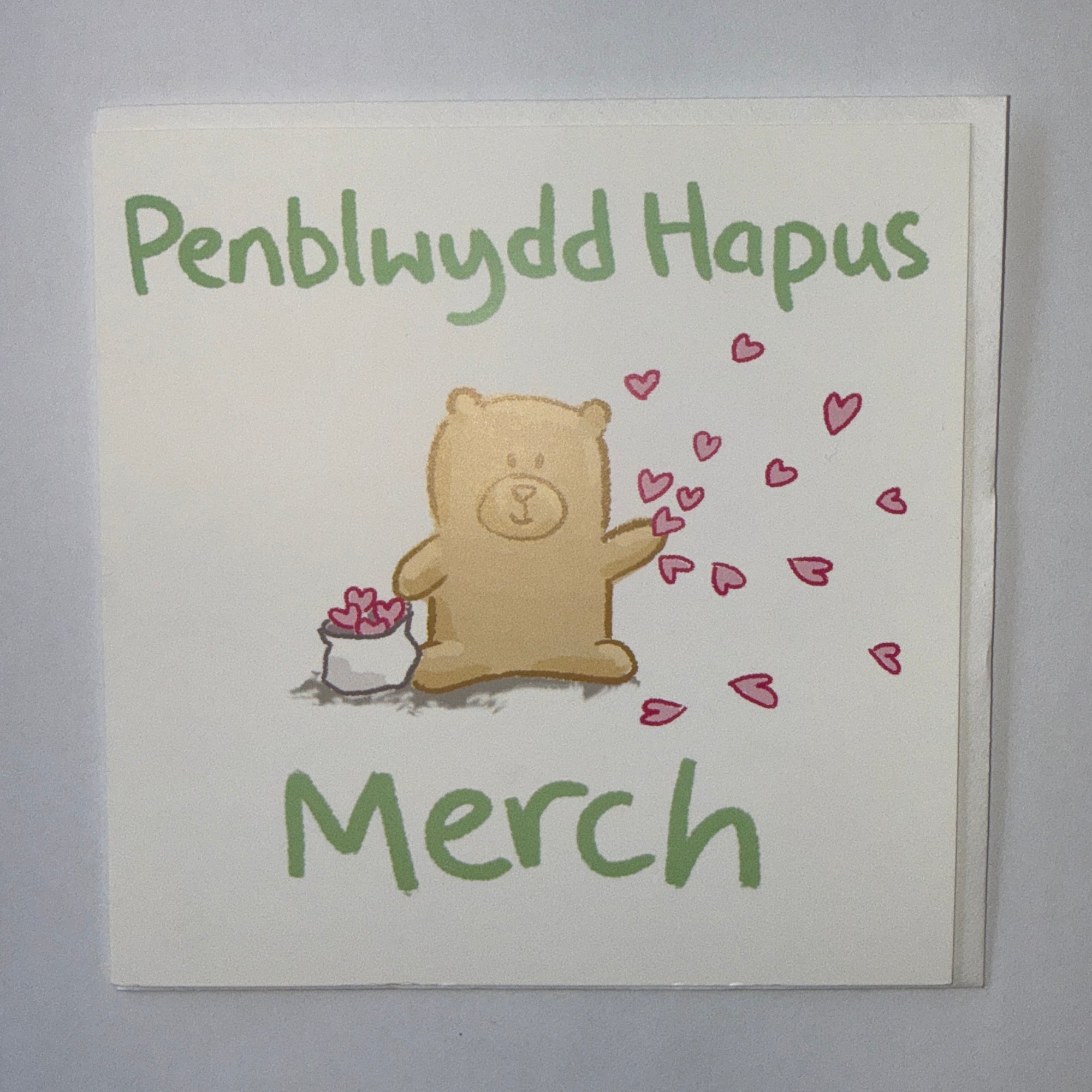 Penblwydd Hapus Merch Bear Card