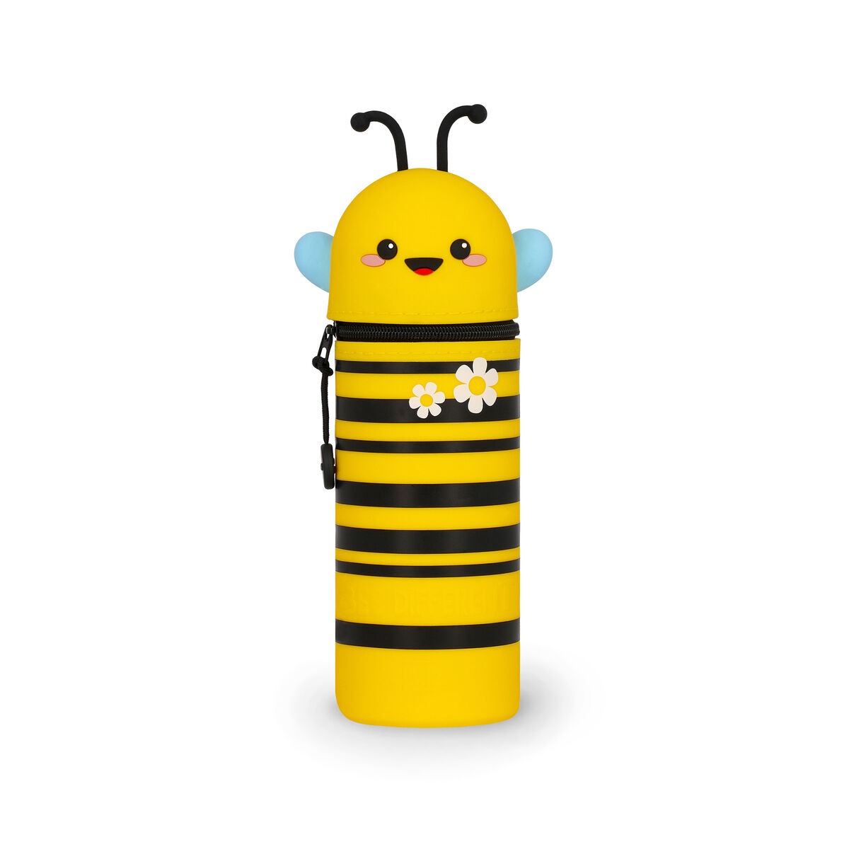 Kawaii Bee "Bee Different" 2-in-1 Silicone Pencil Case
