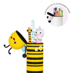 Kawaii Bee "Bee Different" 2-in-1 Silicone Pencil Case