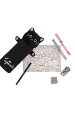 Legami - Kitty "Be Curious" Soft Plush Pencil Case