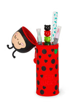 Legami - Ladybug "Get Lucky" 2-in-1 Silicone Pencil Case