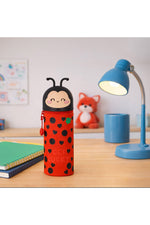 Legami - Ladybug "Get Lucky" 2-in-1 Silicone Pencil Case