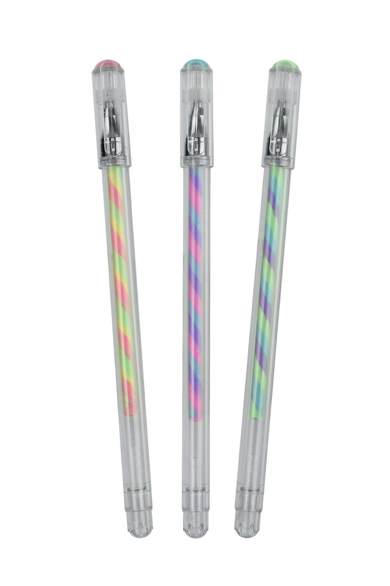 Legami Set Of 3 Multicoloured Gel Pens - Twist
