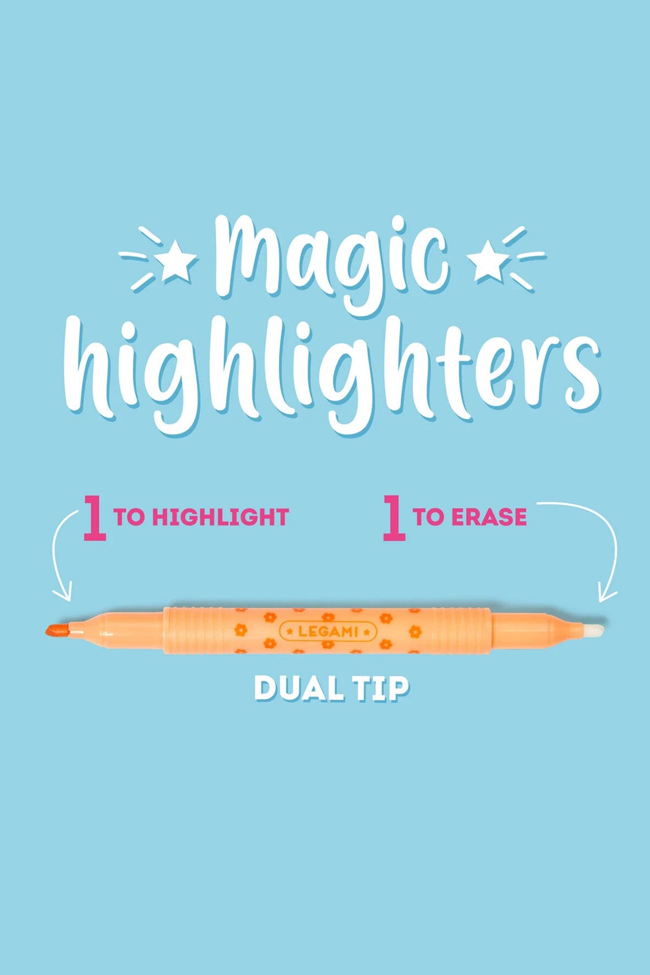 Legami Erasable Highlighters x 6