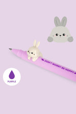Legami Gel Pen With Animal Decoration - Bunny