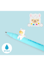 Legami Gel Pen With Animal Decoration - Llama