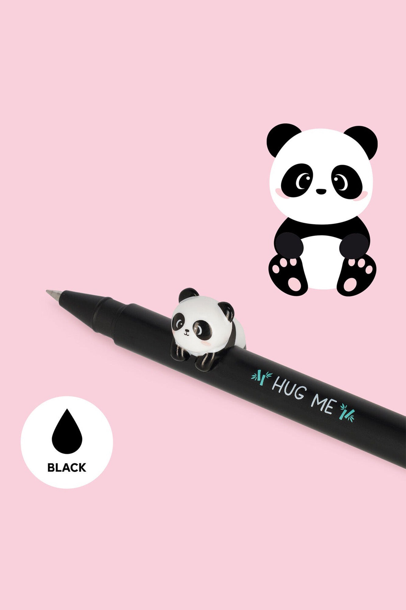 Legami Gel Pen With Animal Decoration - Panda