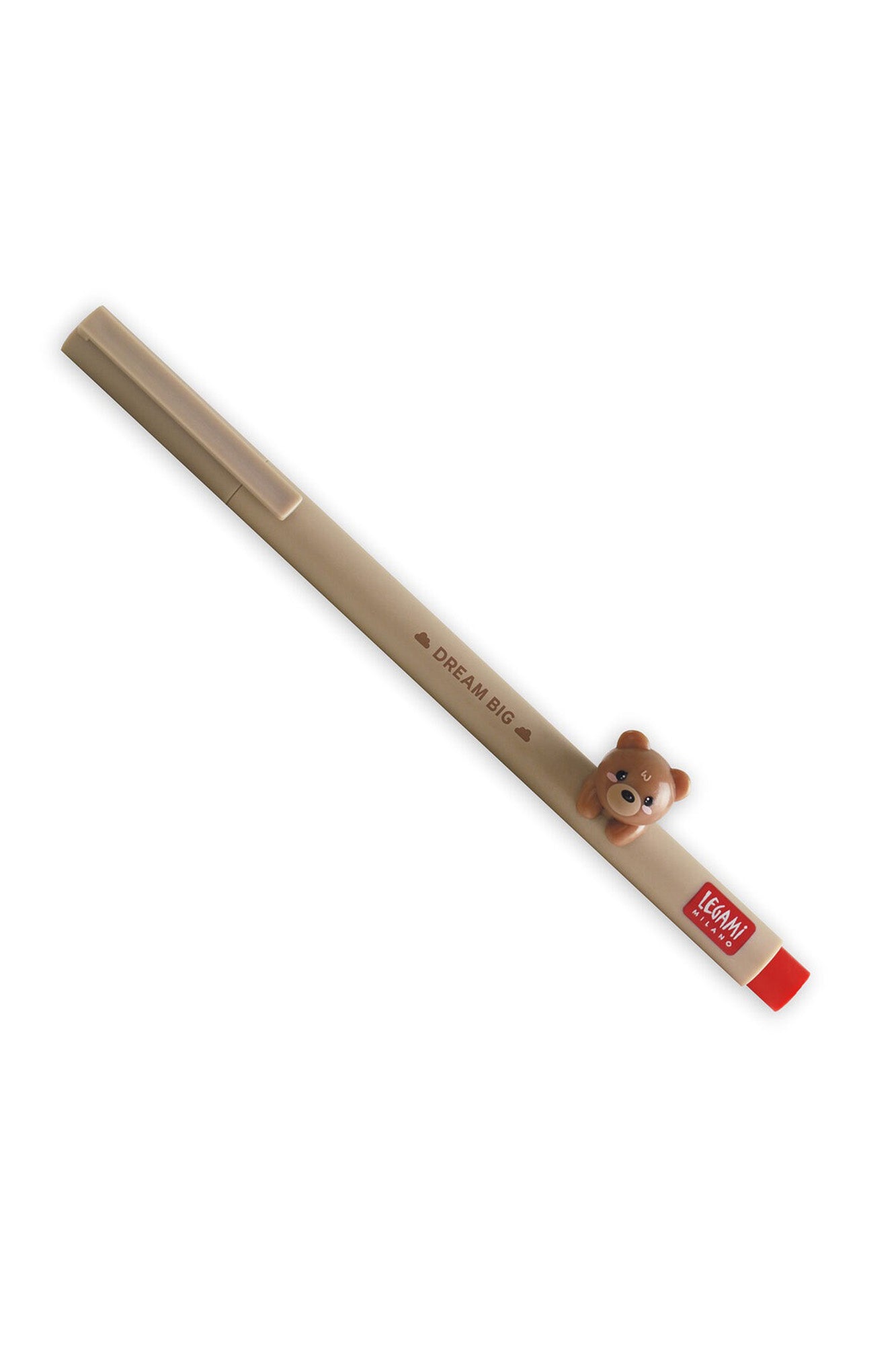 Legami Gel Pen With Animal Decoration - Teddy Bear