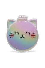Legami Hairbrush With Mirror - Holographic Cat