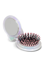 Legami Hairbrush With Mirror - Holographic Cat