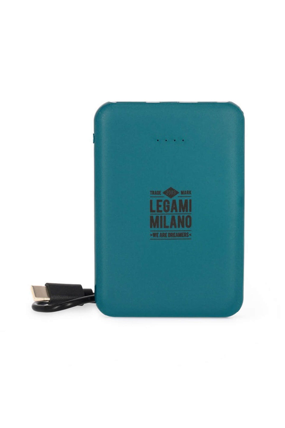 Legami Portable Power Bank - My Super Power 5000mAh - Petrol Blue