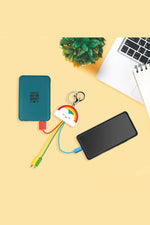 Legami Portable Power Bank - My Super Power 5000mAh - Petrol Blue