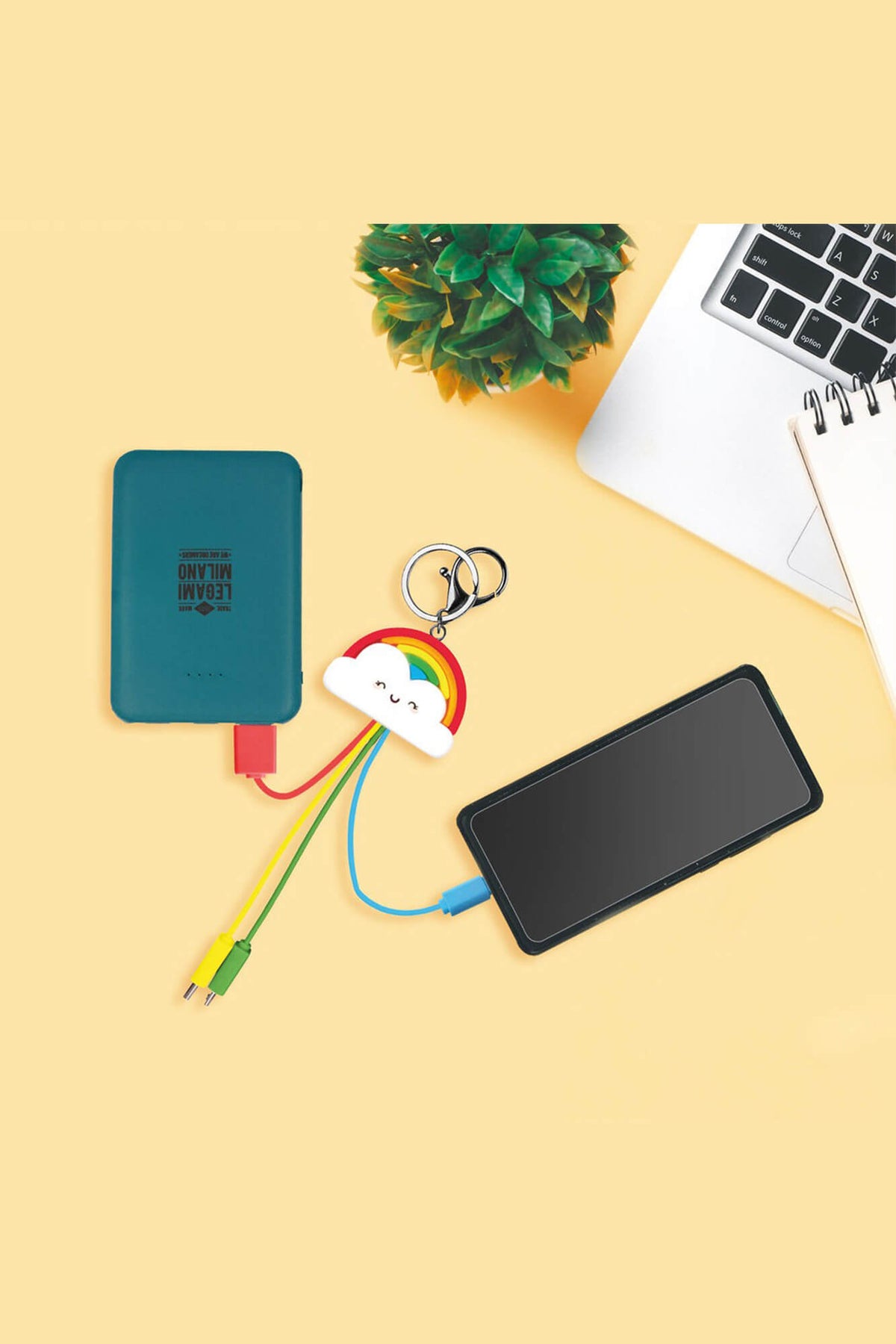 Legami Portable Power Bank - My Super Power 5000mAh - Petrol Blue