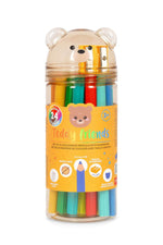Legami Teddy Friends Colouring Pencils x 24 With Sharpener