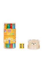 Legami Teddy Friends Colouring Pencils x 24 With Sharpener