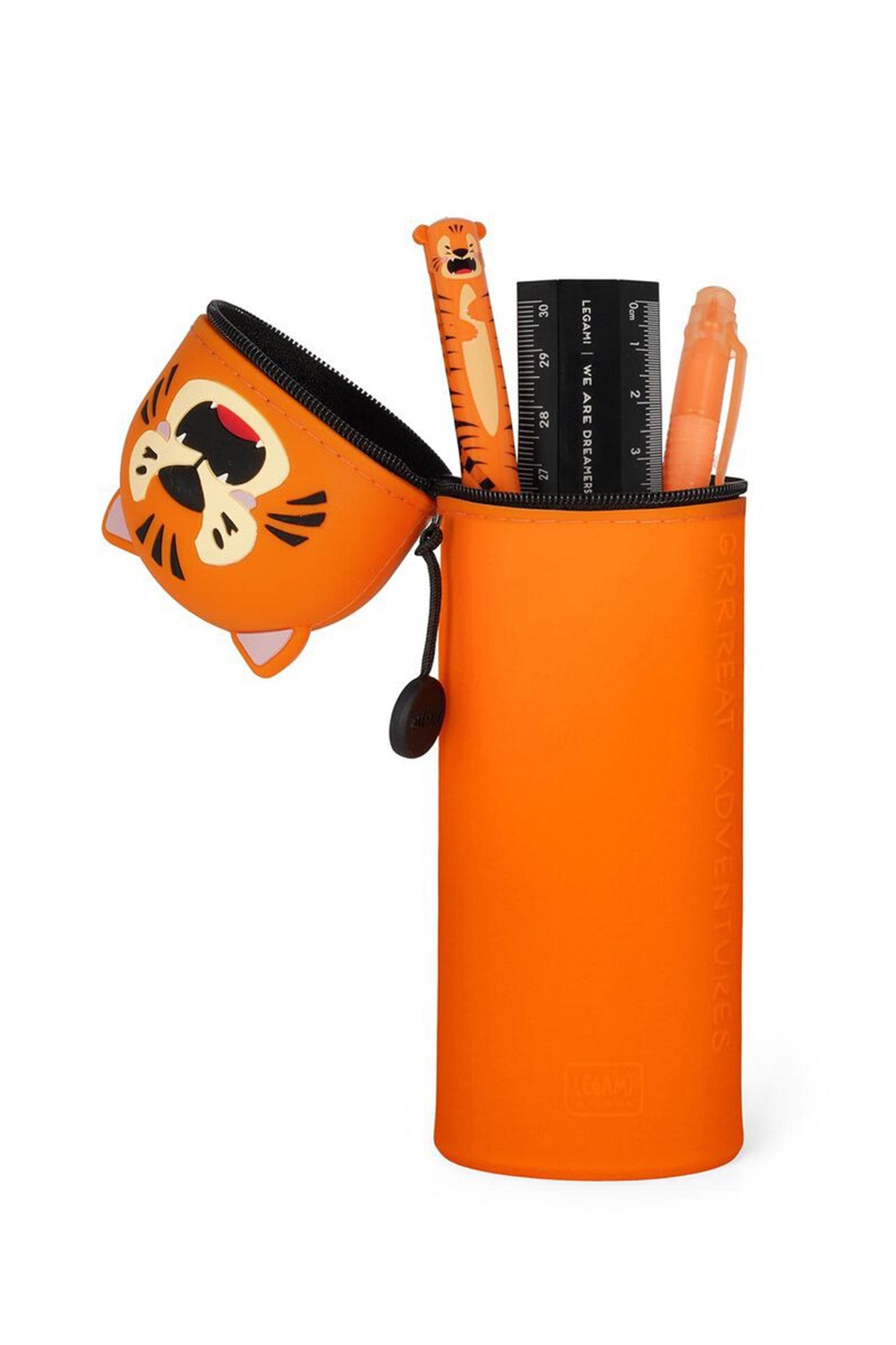 Legami 2-in-1 Kawaii Pencil Case - Tiger