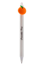Puckator Inkredible Erasable Pen with Fruit Topper - Orange