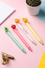Puckator Inkredible Erasable Pen with Fruit Topper - Avacado