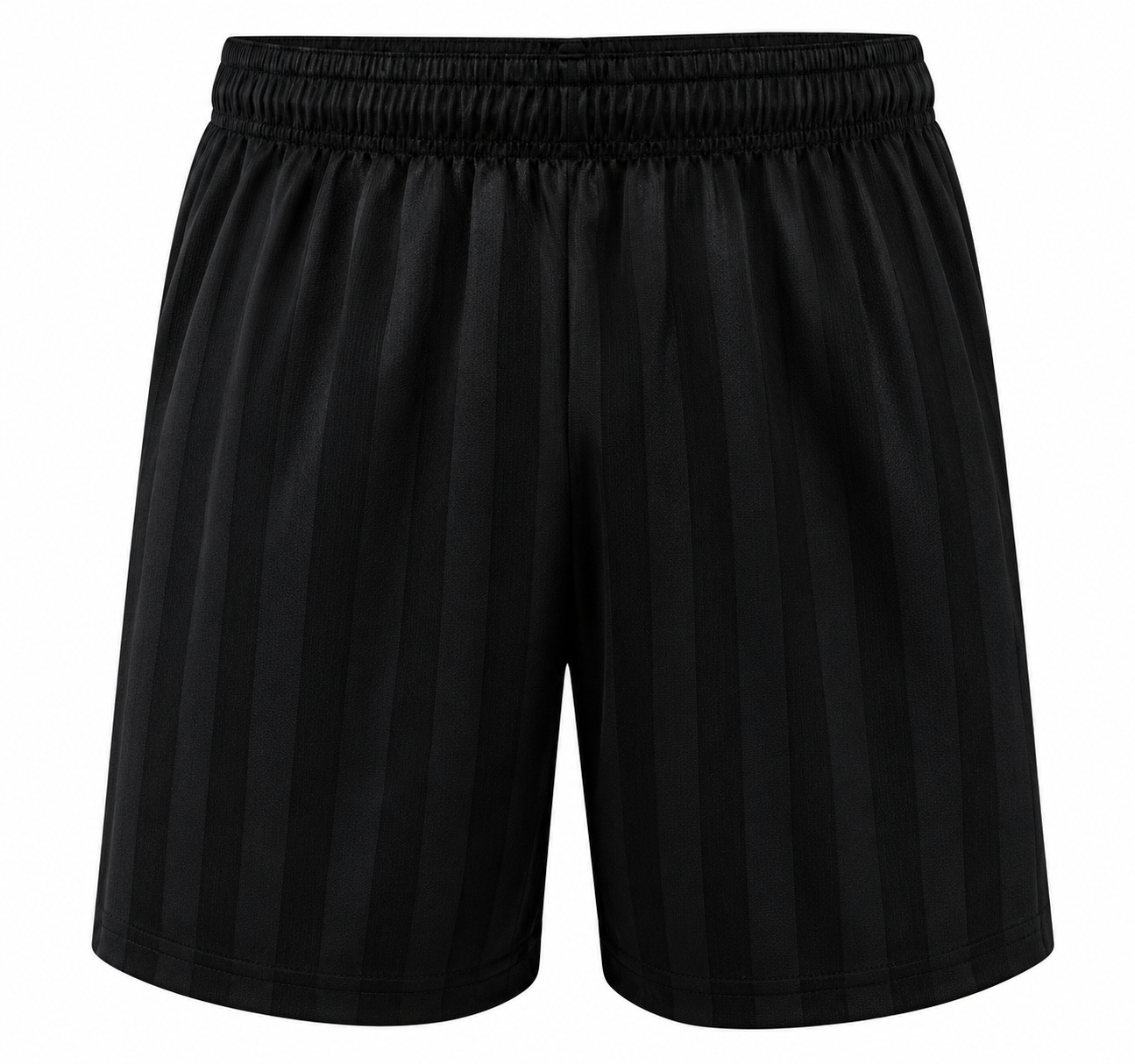 Shadow Stripe PE Shorts - Black 18-28" Waist