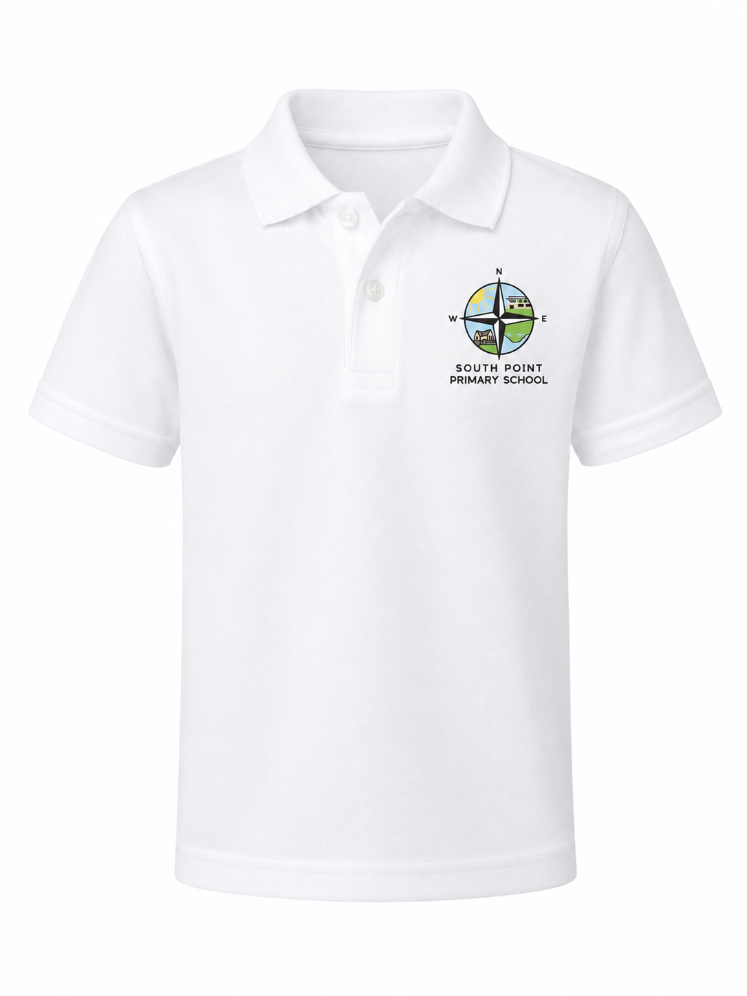 Southpoint Primary School Polo Shirt - White