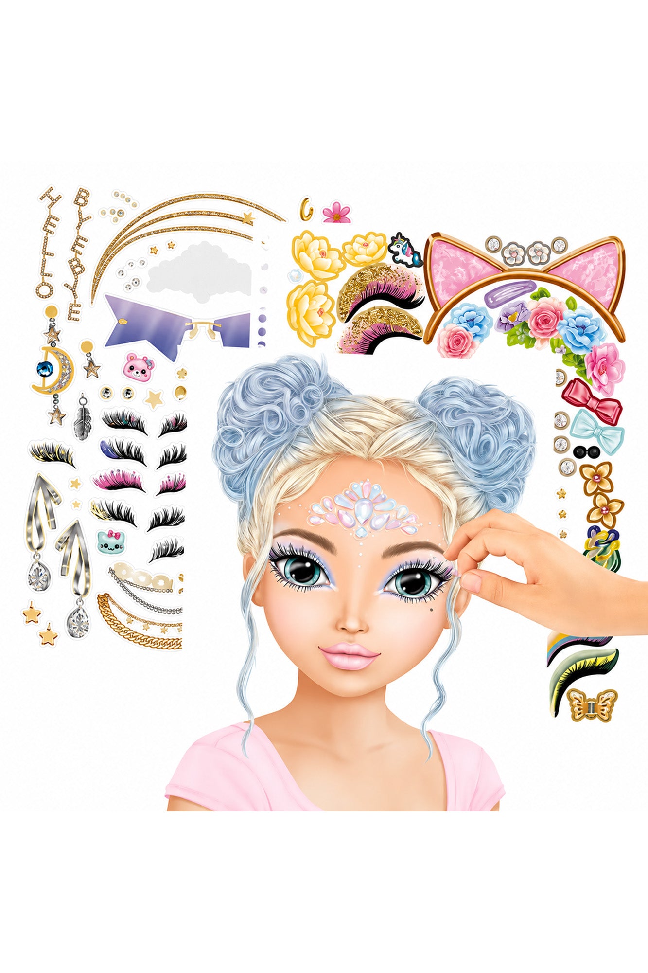 TOPModel Make Up Colouring Book