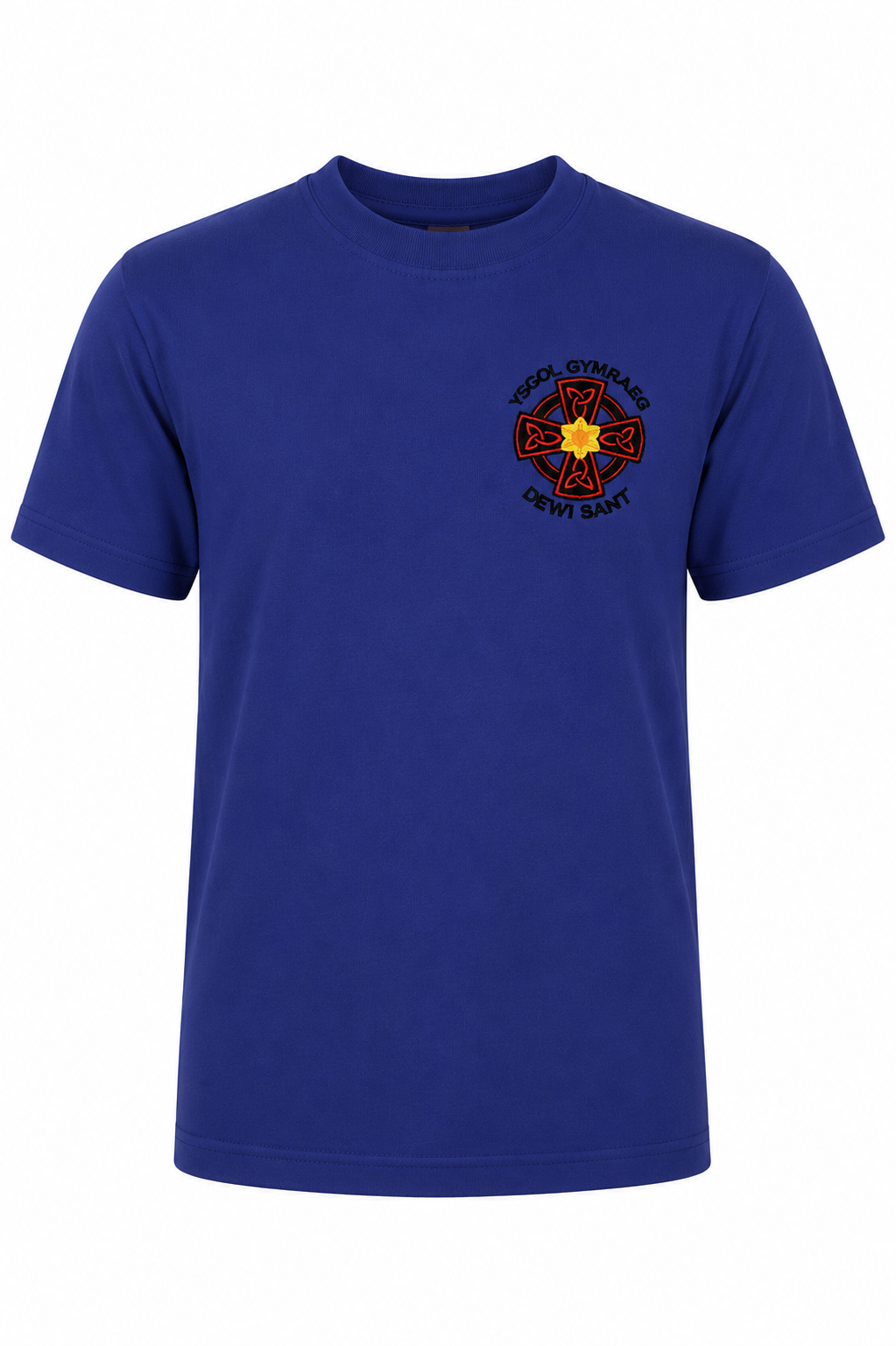 Ysgol Gymraeg Dewi Sant PE T-Shirt - Blue