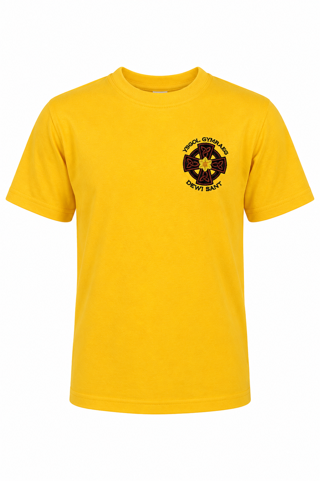 Ysgol Gymraeg Dewi Sant PE T-Shirt - Yellow