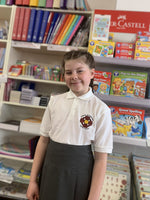 Ysgol Gymraeg Dewi Sant Polo Shirt - White