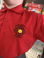 Ysgol Gymraeg Dewi Sant Polo Shirt - Red