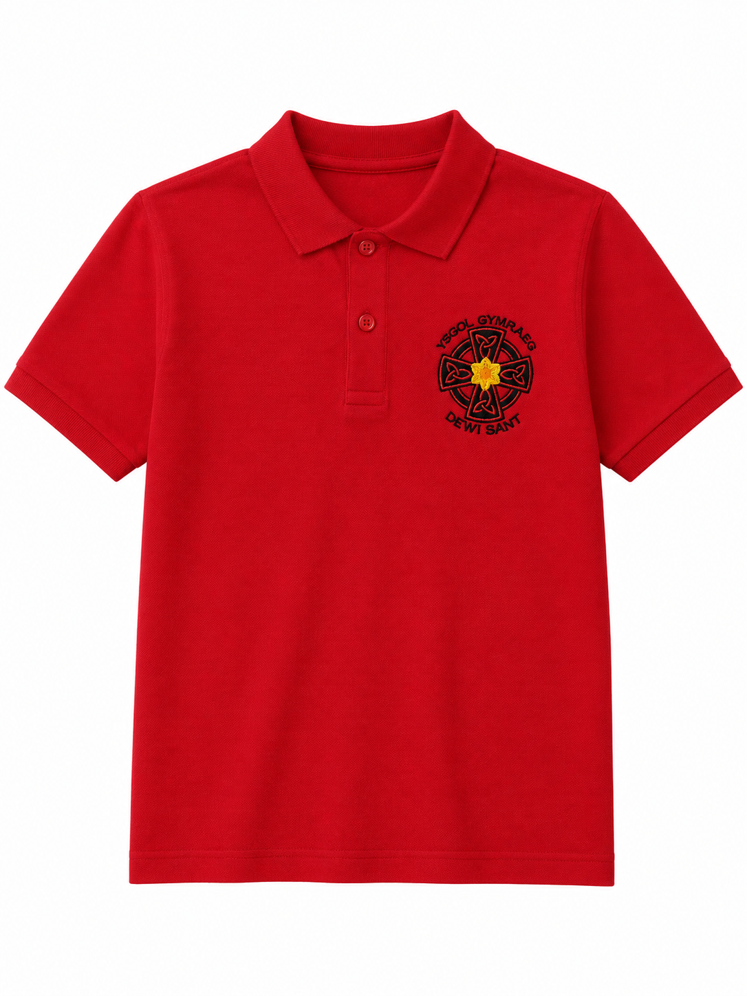 Ysgol Gymraeg Dewi Sant Polo Shirt - Red