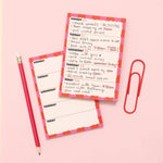Week Planner A6 Notepad