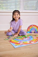 Crocodile Creek 36 Piece Shaped Box Puzzles Over The Rainbow