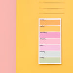 Colourful Days To Do List
